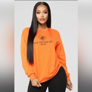 Fashion Nova Bad and Boujee Sweatshirt Size Small